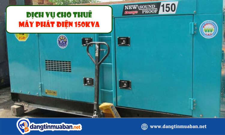Cho thuê máy phát điện 150kva 