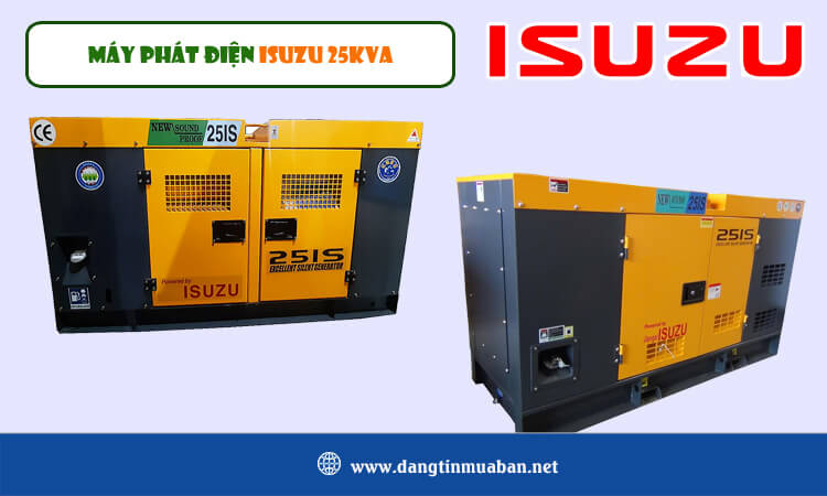 Máy phát điện Isuzu 25kva